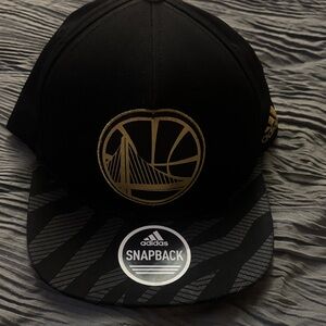 Adidas Black and Gold Graphic Snapback Hat
